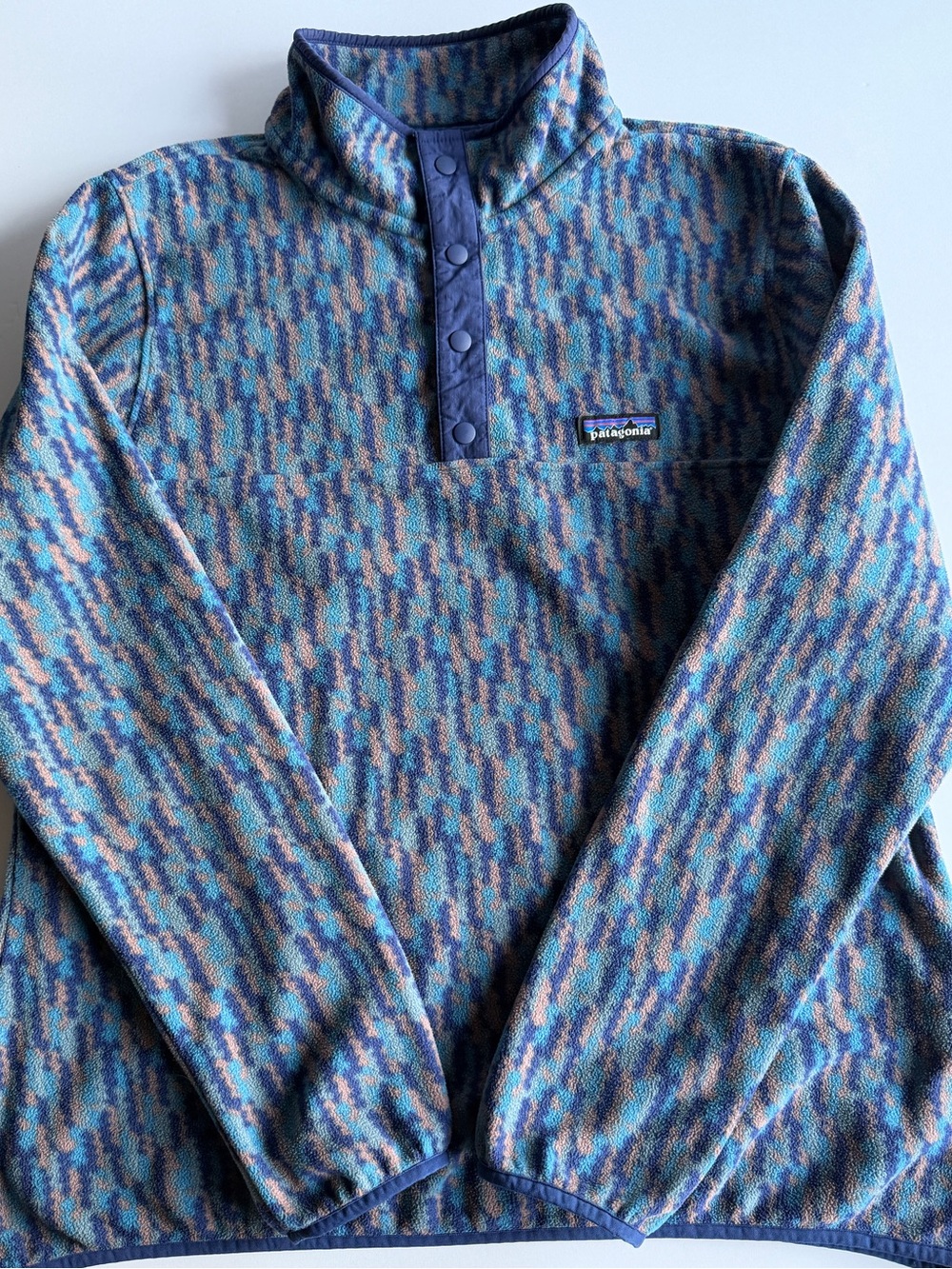 Patagonia Women's Micro D Snap-T Pullover CLIMBING TREES IKAT